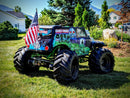 24V Mountable Jolly Roger Pirate Flag for Ride-On Grave Digger Toy Magic Cars 3