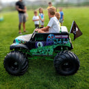 24V Mountable Jolly Roger Pirate Flag for Ride-On Grave Digger Toy Magic Cars 4