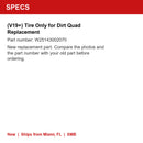 Dirt Quad Replacement Tire (V19+) Magic Cars 6