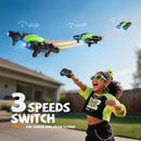 V995 Mini Remote Control Drone for Children with Auto Hover and 3 Batteries in Green Magic Cars 3