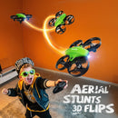 V995 Mini RC Drone for Children with Auto Hover and 3 Batteries in Green Magic Cars 1