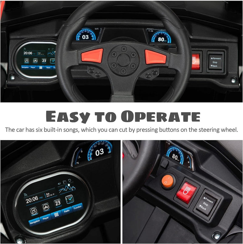 Vehículo eléctrico todoterreno UTV 12V para niños con avance y retroceso Magic Cars 3