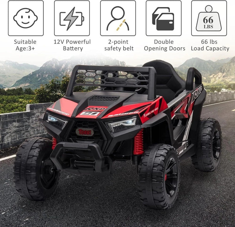 Vehículo eléctrico todoterreno UTV 12V para niños con función de avance y retroceso Magic Cars 6