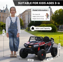 Coche Eléctrico Todoterreno UTV de 12 V para Niños con Funciones de Avance y Retroceso Magic Cars 4
