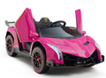 12V Electric Lamborghini Veneno Ride-On Car with Remote Control, Music, and Lights