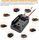 Multi-Function 20V Battery Converter with Switch & Fuse - Perfect for Power Wheels Magic Cars 4