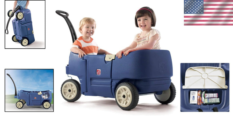 Versatile Outdoor Toddler Wagon with Safety Features and 75 lbs Weight Capacity Magic Cars 1