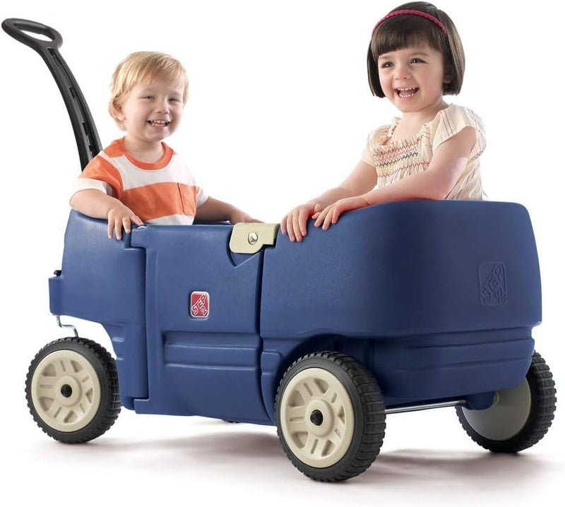 Versatile Outdoor Toddler Wagon with Safety Features and 75 lbs Weight Capacity Magic Cars 2