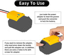 Power Wheel Adapter for Dewalt Batteries with 12.5" Wire and Fuse Magic Cars 3