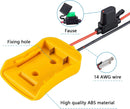 Power Wheel Adapter for Dewalt Batteries with 12.5" Wire and Fuse Magic Cars 5