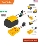 Power Wheel Adapter for Dewalt Batteries with 12.5" Wire and Fuse Magic Cars Variant 0