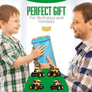 Veslier Construction Vehicle Play Set for Kids Aged 3 to 6 Magic Cars 13