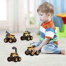 Veslier Construction Vehicle Play Set for Kids Aged 3 to 6 Magic Cars 4