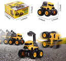 Veslier Construction Vehicle Play Set for Kids Aged 3 to 6 Magic Cars 7