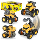 Veslier Construction Vehicle Play Set for Kids Aged 3 to 6 Magic Cars Variant 0