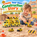 Building Truck Playset for Kids Aged 3 to 6 Years Magic Cars 2