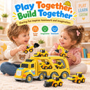 Building Truck Playset for Kids Aged 3 to 6 Years Magic Cars 5
