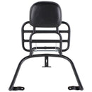 Vespa GTS/GTV Rear Rack with Backrest : Black (Standard)