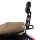 Vespa GTS/GTV Rear Rack with Backrest : Black (Standard) - image 2