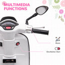Licensed Vespa Electric Motorcycle for Kids with Music and FM Radio Magic Cars 5