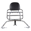 Vespa Primavera & Sprint Rear Rack W/ Backrest - Chrome