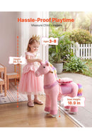 Kids' Pink Unicorn Ride-On Toy Magic Cars 1