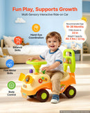 Sit-to-Stand Push Car for Toddlers 19+ Months - Yellow Magic Cars 1