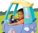 Colorful Bluey Ride-On Coupe with 9 Sounds for Toddlers Ages 1.5 to 5 Years Magic Cars 4