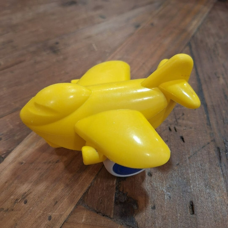 Jumbo Yellow Toddler Play Plane with Rubber Wheels Air Vehicle Toy Magic Cars 1
