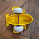 Jumbo Yellow Toddler Play Plane with Rubber Wheels Air Vehicle Toy Magic Cars 3