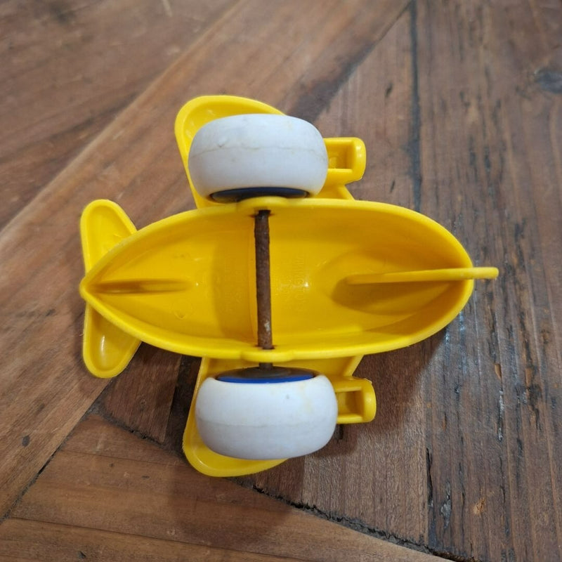 Jumbo Yellow Toddler Play Plane with Rubber Wheels Air Vehicle Toy Magic Cars 3