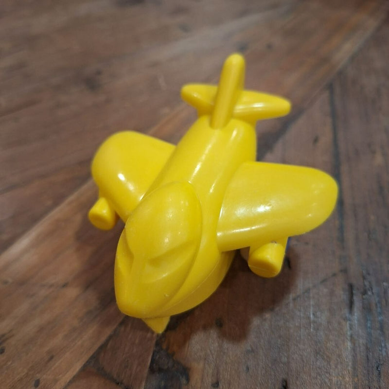 Jumbo Yellow Toddler Play Plane with Rubber Wheels Air Vehicle Toy Magic Cars 5