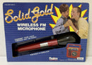 1987 SOLID GOLD Wireless FM Microphone - Mint Condition Magic Cars Variant 0