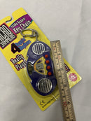1995 Micro Jammers Funky Rappin’ Key Chain Toy by CAP Toys - Brand New Sealed Magic Cars 3