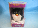1998 Tiger Electronics Black and White Furby with Gray Eyes Model 70-800 Magic Cars Variant 0