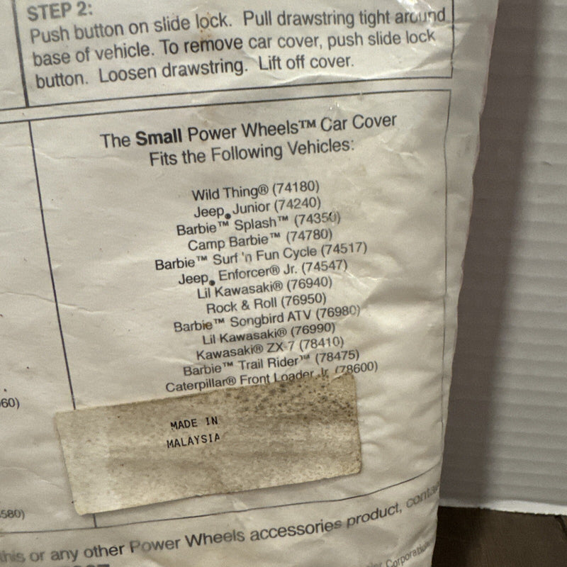 Vintage 1999 Small Red Ride-On Car with Power Wheels Cover Magic Cars 3