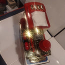 Retro 80s Silver Battery-Operated 1890s Locomotive - Untested Condition Magic Cars 3