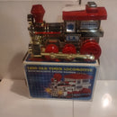 Retro 80s Silver Battery-Operated 1890s Locomotive - Untested Condition Magic Cars Variant 0
