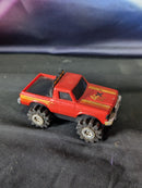 Vintage 80s Schaper Stomper 4X4  Red Chevy Chevrolet LUV Red Orange Tested Works Magic Cars 2