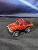 Vintage 80s Schaper Stomper 4X4  Red Chevy Chevrolet LUV Red Orange Tested Works Magic Cars Variant 0
