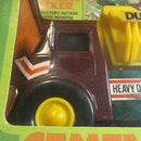 Retro 7-Inch Battery-Powered Bump and Go Dump Truck Toy from Hong Kong Magic Cars 12