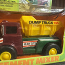Retro 7-Inch Battery-Powered Bump and Go Dump Truck Toy from Hong Kong Magic Cars 2
