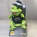 Retro FROGZ RAPPER Plush Hip Hop Frog Sings "YEAH" Animated Toy Magic Cars Variant 0
