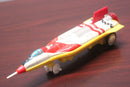Classic Battery-Operated Litho Tin & Plastic Space Passenger Rocket Toy Magic Cars 5