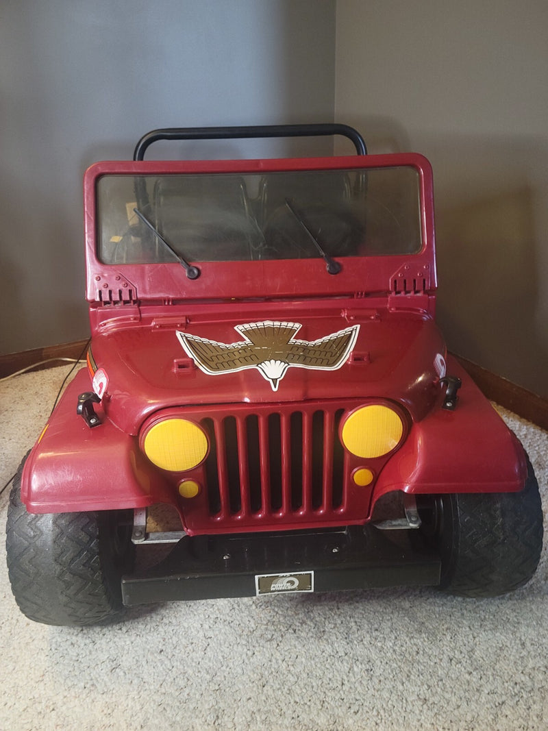 Vintage 1980s Power Wheels Jeep Model 86200 No Battery or Charger Untested Magic Cars 13