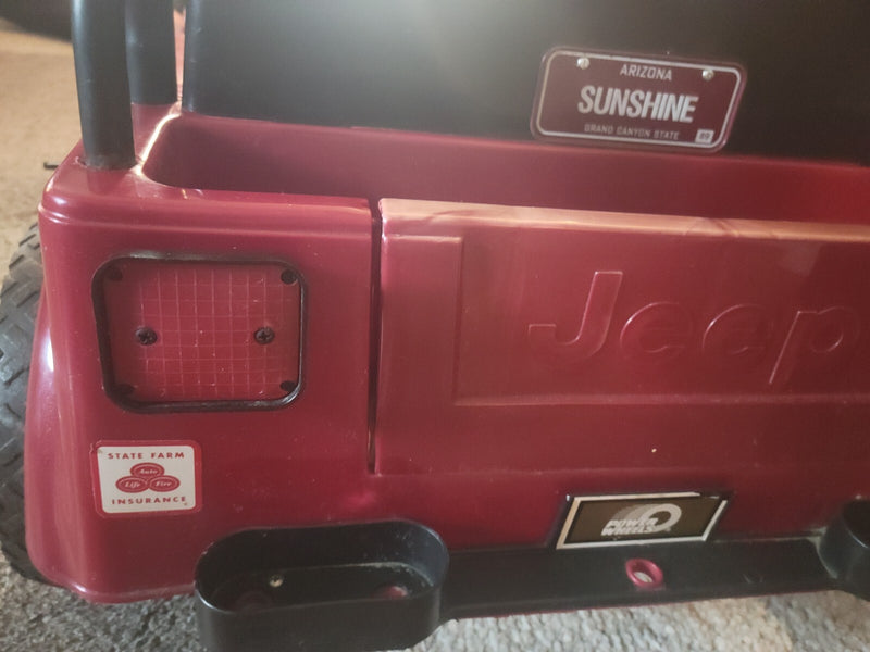 Vintage 1980s Power Wheels Jeep Model 86200 No Battery or Charger Untested Magic Cars 22