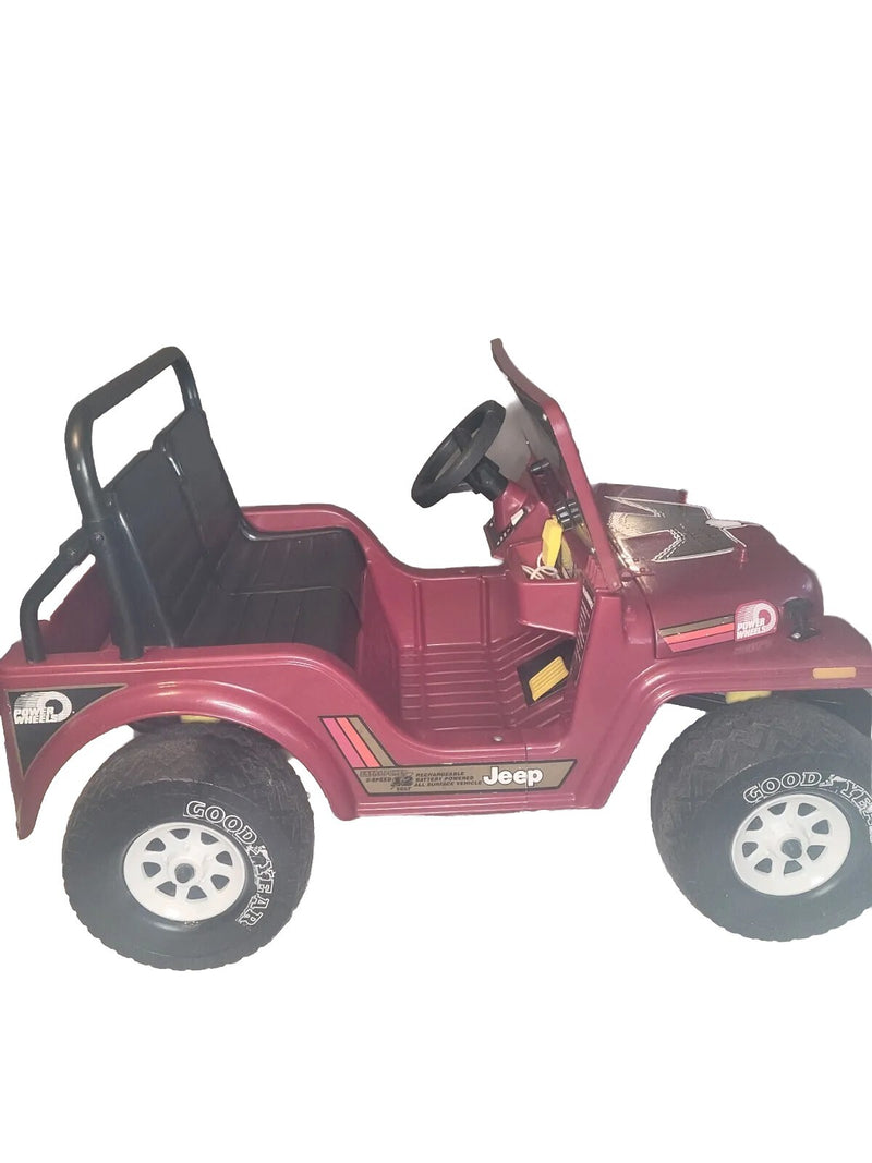 Vintage 1980s Power Wheels Jeep Model 86200 No Battery or Charger Untested Magic Cars Variant 0