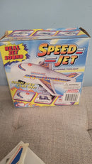 Retro Battery-Powered Jet Toy Airplane with Flashing Lights and Sound Effects Magic Cars 6