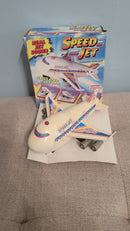 Retro Battery-Powered Jet Toy Airplane with Flashing Lights and Sound Effects Magic Cars Variant 0
