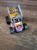 Classic Road Rippers Sprint Car with Pull-Back Action and Sound Effects, 4in Magic Cars Variant 0